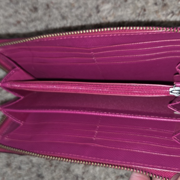 Coach Fuchsia Leather Accessory - Picture 5 of 7